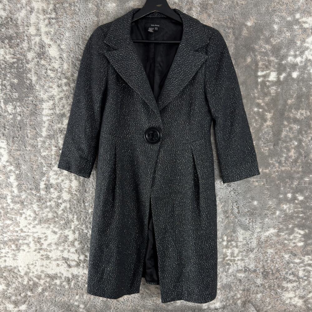 Zara Basic Size M Wool Blend Notched Outdoor Sing… - image 1